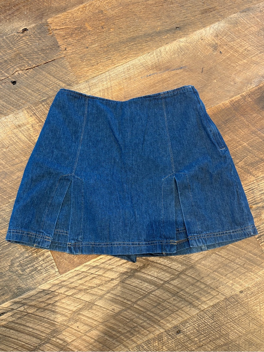 Vintage Y2K Express Blues Deadstock Denim Skort NWT Size 9/10